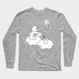 watering flowers Long Sleeve T-Shirt